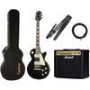 Epiphone Les Paul Standard '60s Ebony elektrische gitaar + koffer + versterker + accessoires