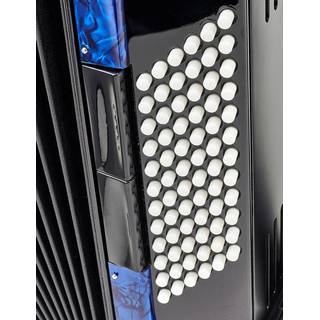 Hohner Bravo III 72 Blauw, Silent Key accordeon