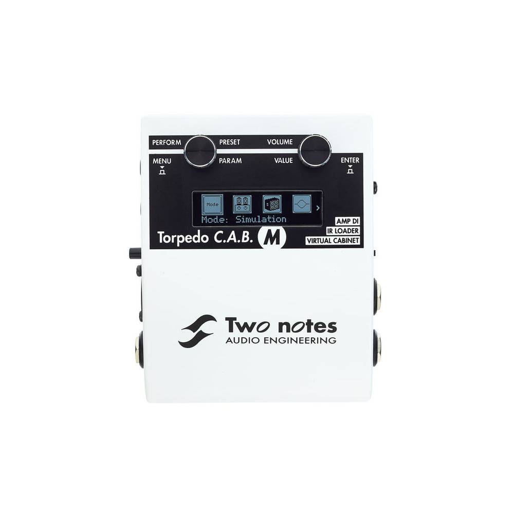 Two Notes Torpedo C.A.B. M Virtual Cabinet Simulation Pedal
