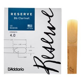 D'Addario Woodwinds Reserve Bb Clarinet Reeds 4.0 (10 stuks)