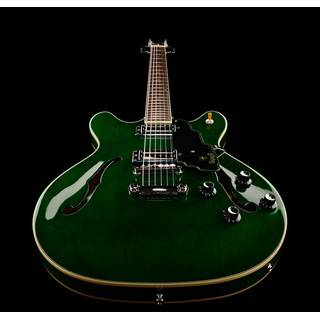 Guild Starfire IV ST Maple Emerald Green semi-akoestische gitaar met koffer