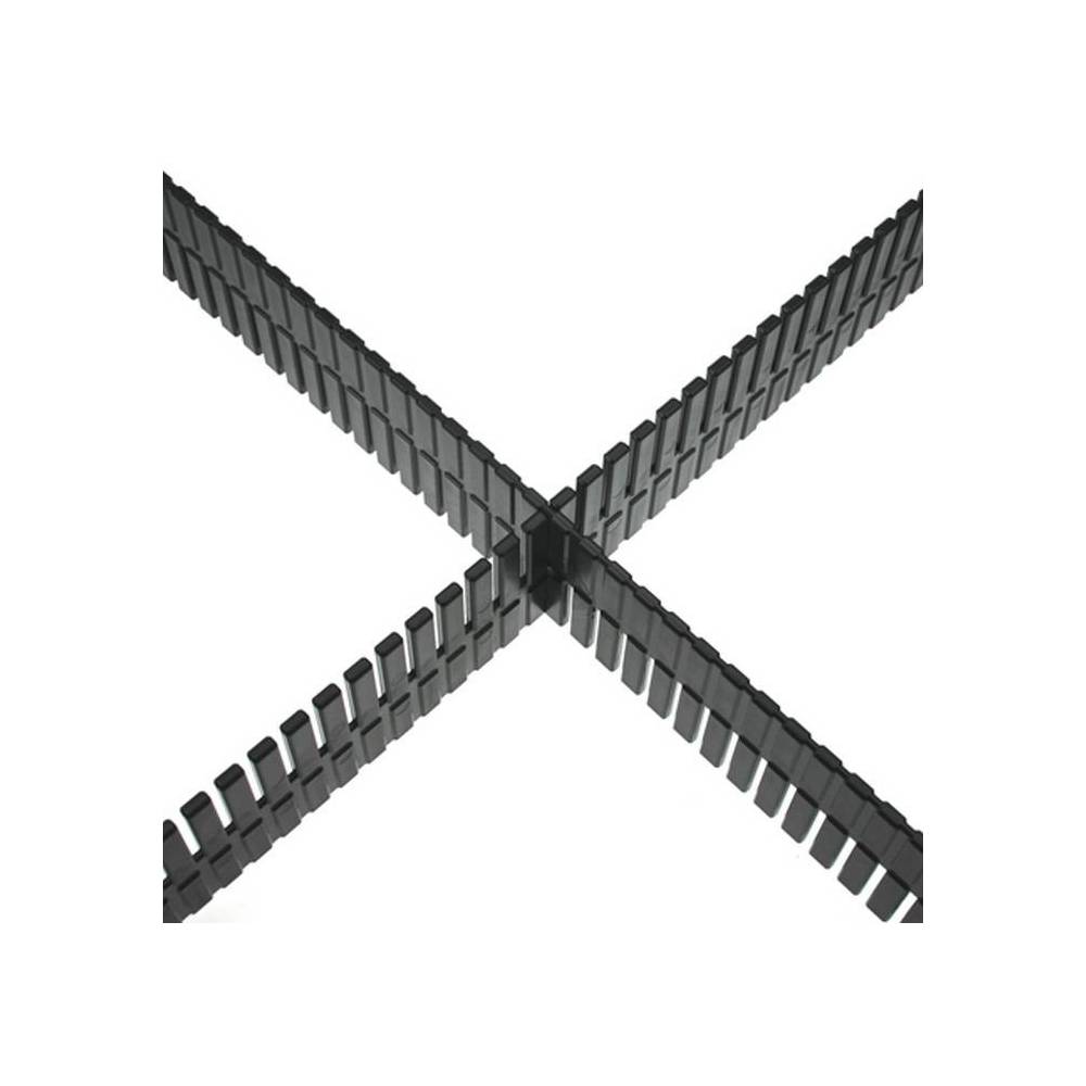 Adam Hall 87402T universele rackladeverdeler 2U (p/stuk)