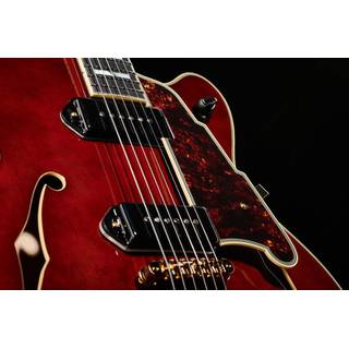 D'Angelico Excel 59 Viola semi-akoestische gitaar met koffer