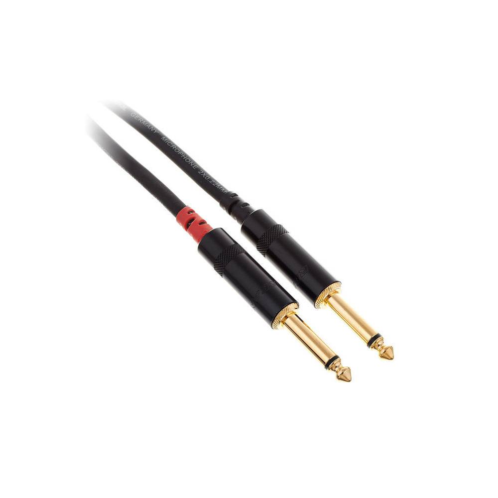 Cordial CFY3WPP Intro 3.5mm TRS jack - 2x 6.3mm TS jack 3m