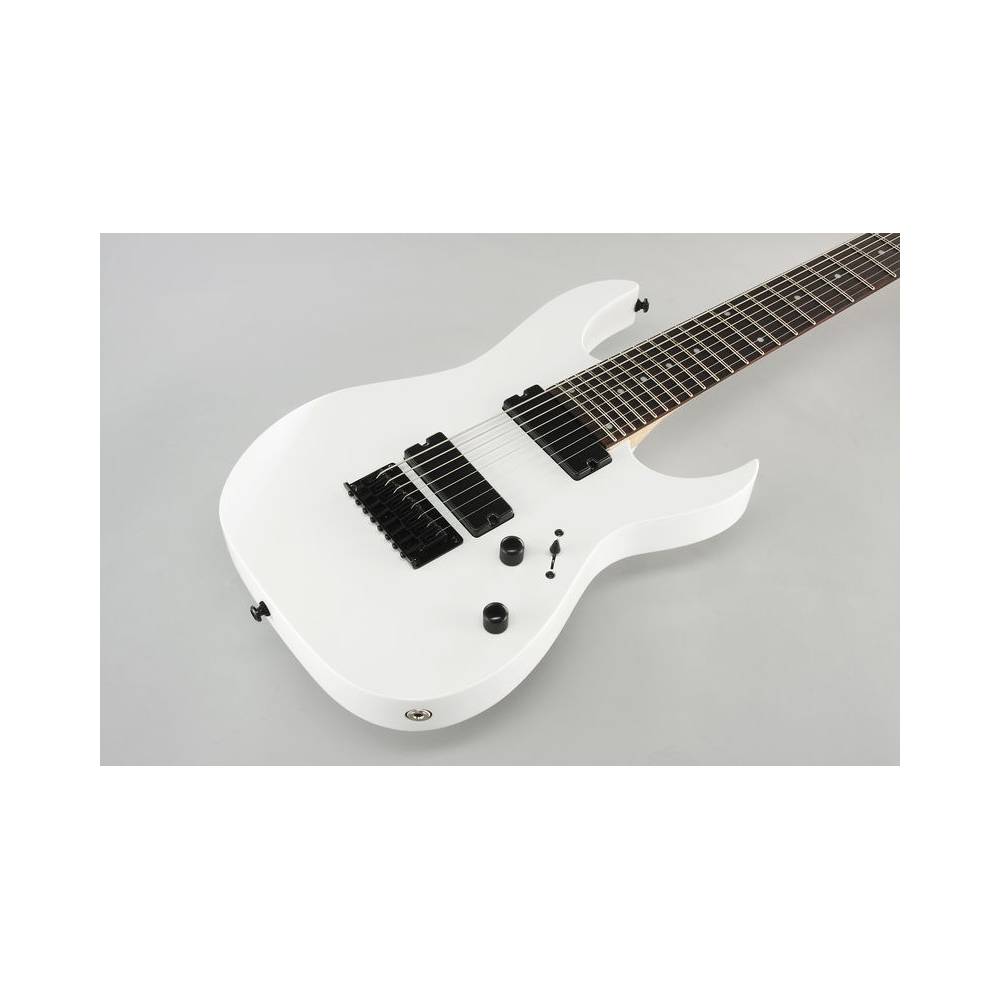 Ibanez RG8 White 8-snarige elektrische gitaar