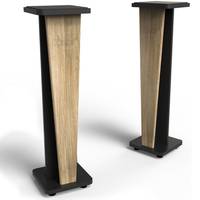 Zaor Croce 42 Black Oak monitorstatieven (set van 2)