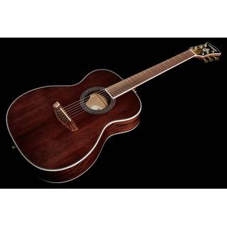 D'Angelico Excel Tammany XT Walnut Stain elektrisch-akoestische westerngitaar met koffer