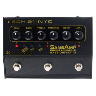 Tech 21 SansAmp Programmable Bass Driver programmeerbare DI