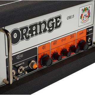 Orange OR15H Black 15 watt gitaarversterker top