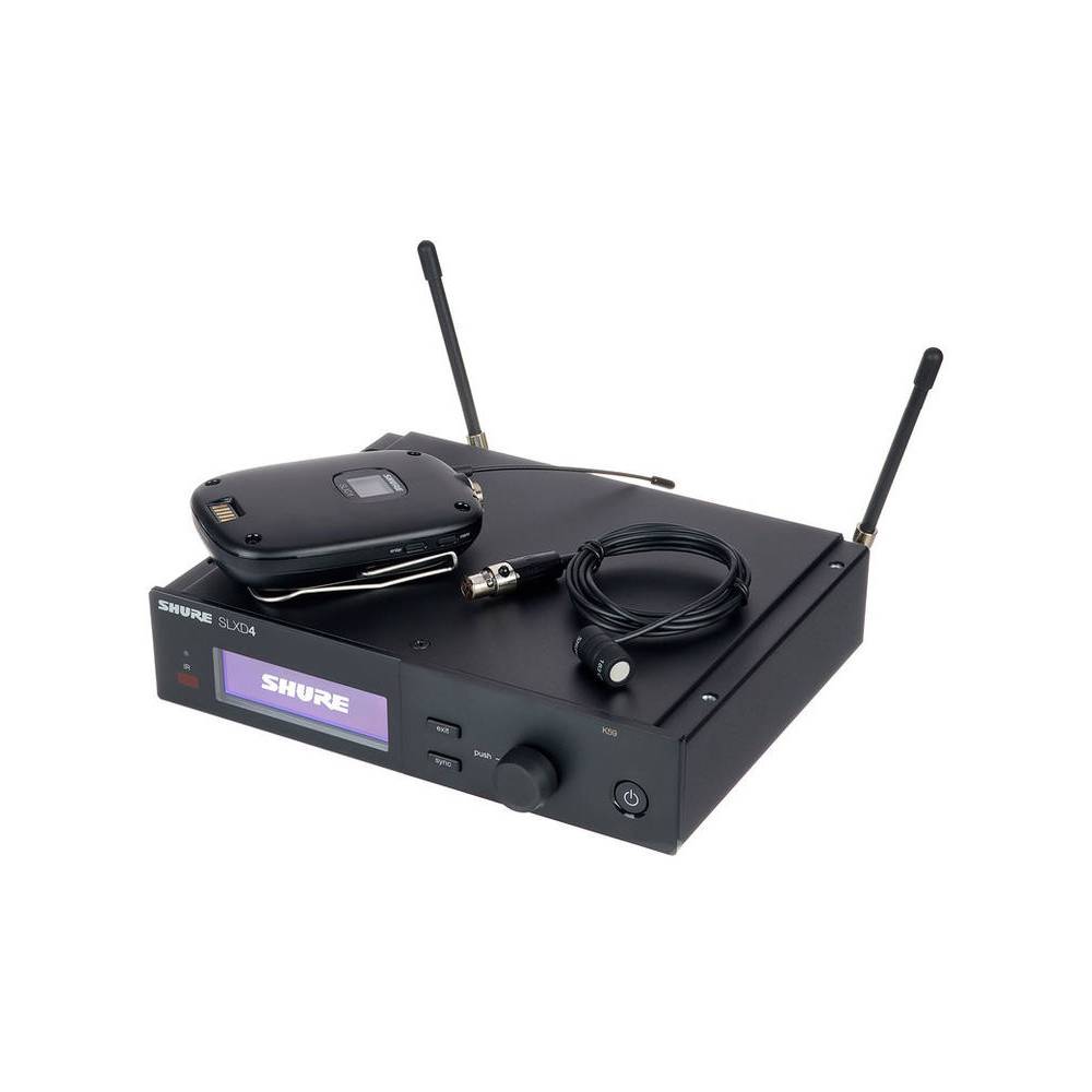 Shure SLXD14/83-H56 draadloze WL183 dasspeld microfoon set