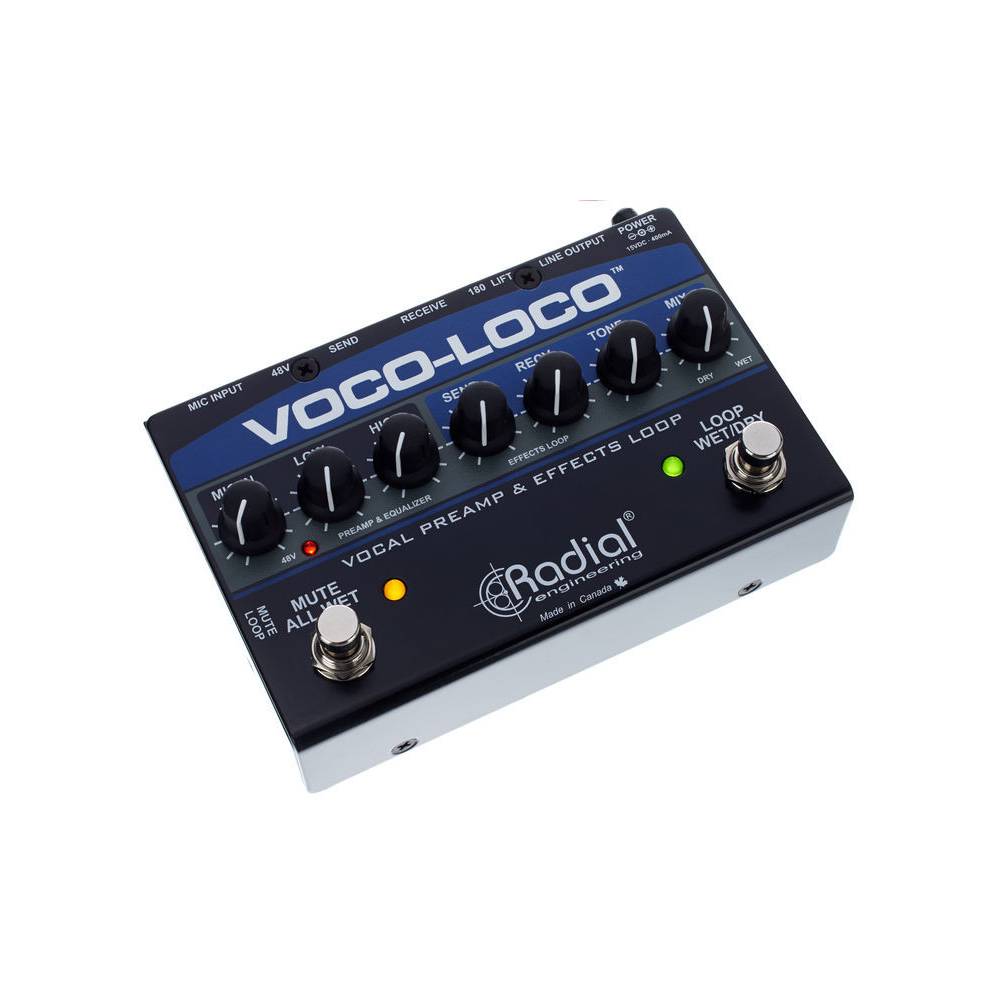 Radial Voco-Loco microfoonvoorversterker en effects-loop
