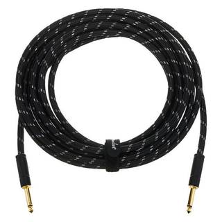 Fender Deluxe Cables instrumentkabel 5.5m zwart tweed recht