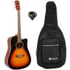 Fazley W65-SB akoestische western gitaar sunburst + gigbag + stemapparaat