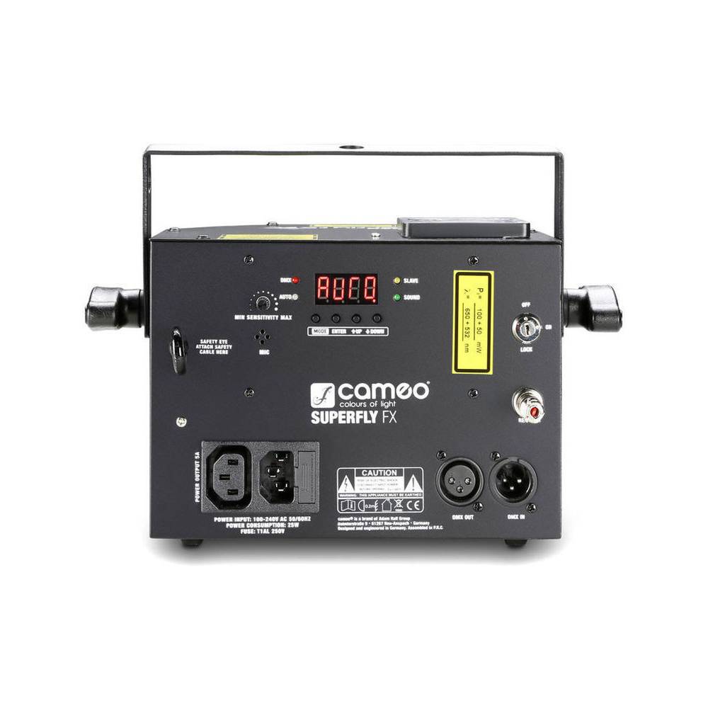 Cameo Superfly FX derby met Laser LED- en laser lichteffect