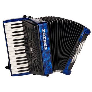 Hohner Bravo III 72 Blauw, Silent Key accordeon
