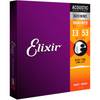Elixir 11182 Acoustic 80/20 Bronze Nanoweb HD Light 13-53