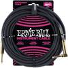 Ernie Ball 6086 Braided Instrument Cable, 5.5 meter, Black