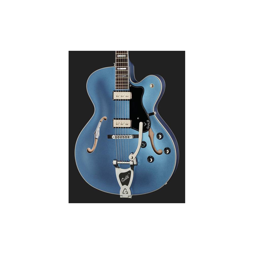 Guild Newark St. Collection X-175 Manhattan Special Malibu Blue semi-akoestische gitaar