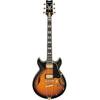 Ibanez AM2000H Artstar Prestige Brown Sunburst semi-akoestische gitaar met koffer