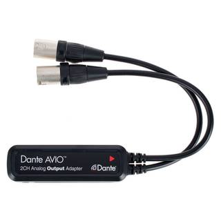 Dante Avio Analog Output 0x2 Dante - XLR adapter