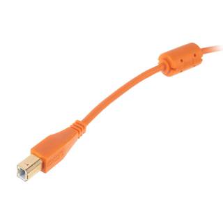 UDG U96001OR USB 2.0 USB-C - USB-B 1.5 meter oranje
