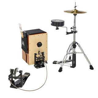 Meinl Cajon Drumset met cajon, hi-hat, pedalen en accessoires