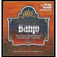 GHS PF180 Stainless Steel 5-string Medium snarenset banjo