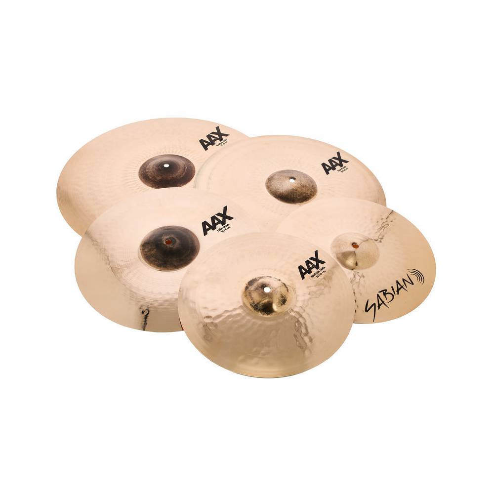 Sabian AAX Promotional Set Brilliant vierdelige bekkenset