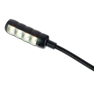 Adam Hall SLED 1 ULTRA USB C zwanenhals-lamp met USB-connector en 4 COB LED's