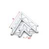 Showtec FQ30 Vierkant truss 002 hoek 60g