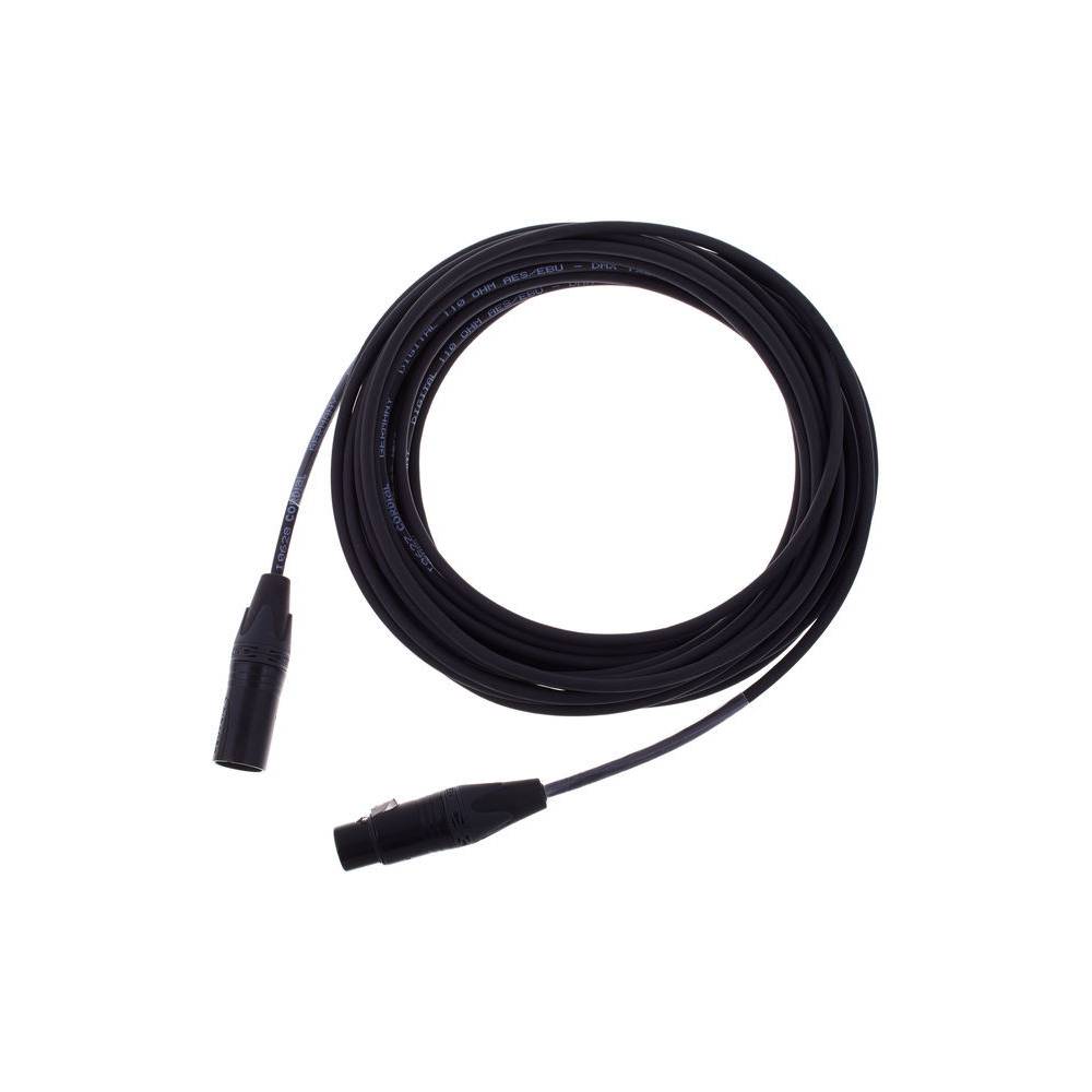 Cordial CDX10-1 DMX XLR male - XLR female 5-pins (3 aangesloten) lichtkabel 10m