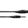 Cordial CIM6FV Intro verloopkabel XLR female - 6.3mm TRS jack 6m