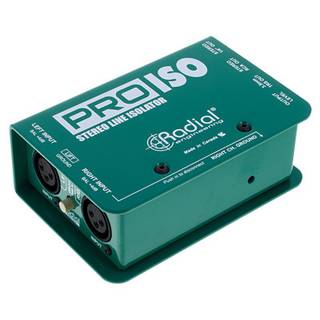 Radial PRO ISO passieve stereo DI +4dB gebalanceerd -10dB ongebalanceerd