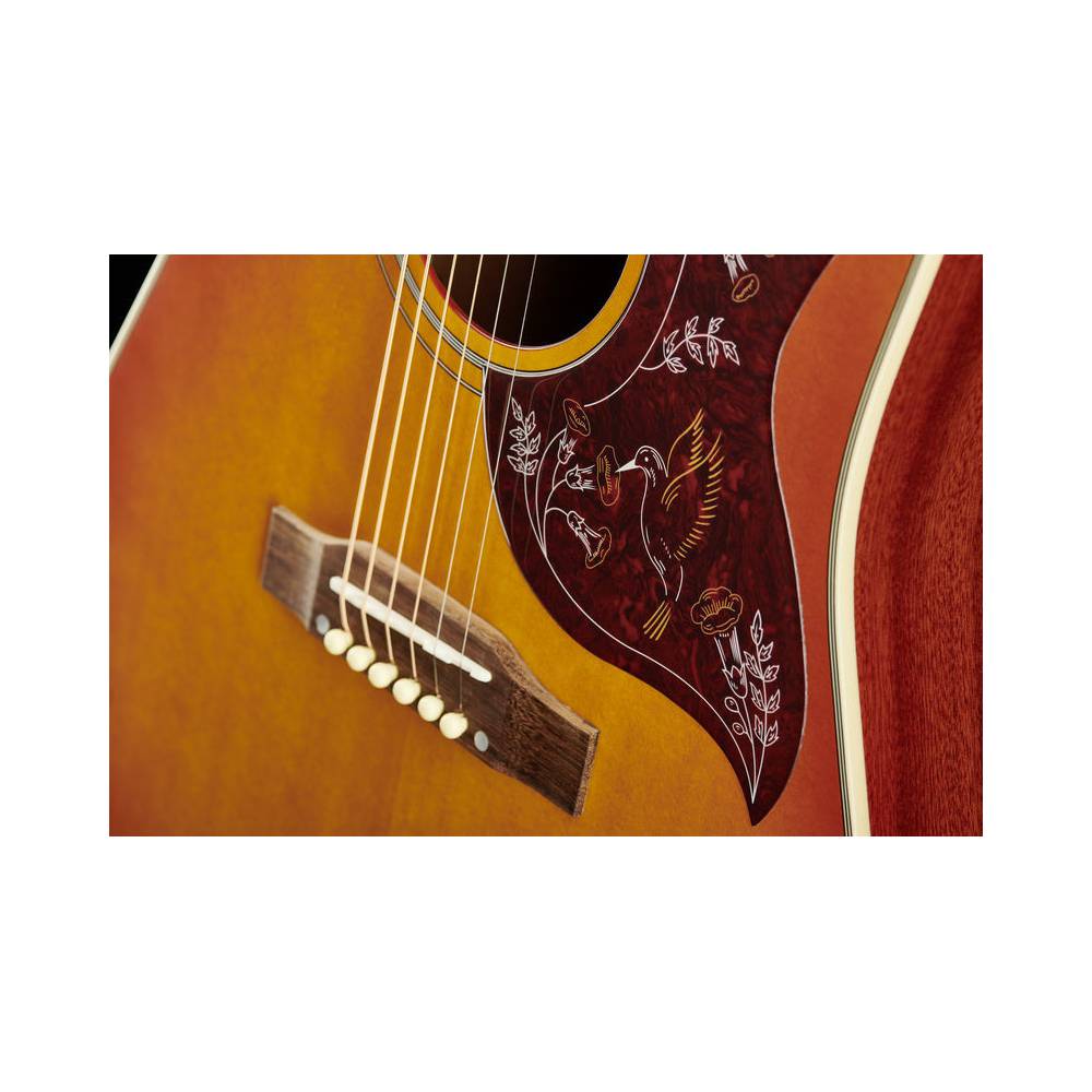 Epiphone Masterbilt Hummingbird Aged Cherry Sunburst Gloss elektrisch-akoestische westerngitaar
