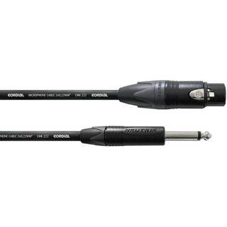 Cordial CPM5FP Peak XLR (female) / jack (6.3mm, TS male) mono 5 meter