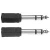 Stagg AC-PMSJFSH Verloop Mini Jack(F) - Stereo Jack(m) (2 stuks)