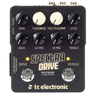 TC Electronic SpectraDrive preamp & overdrive basgitaarpedaal