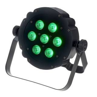 Showtec Compact Par 7 Tri platte RGB LED-par zwart