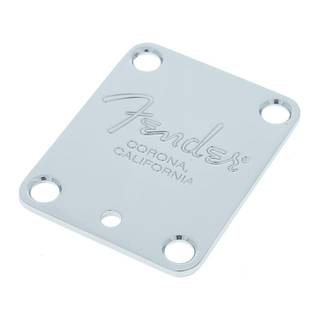 Fender neck plate Corona 4-bolt voor gitaar chroom
