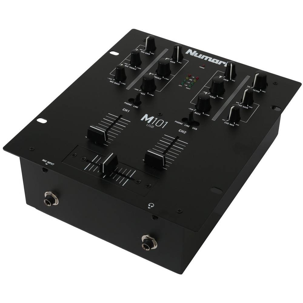 Numark M101 USB Total Black 2kanaals DJ mixer kopen? InsideAudio