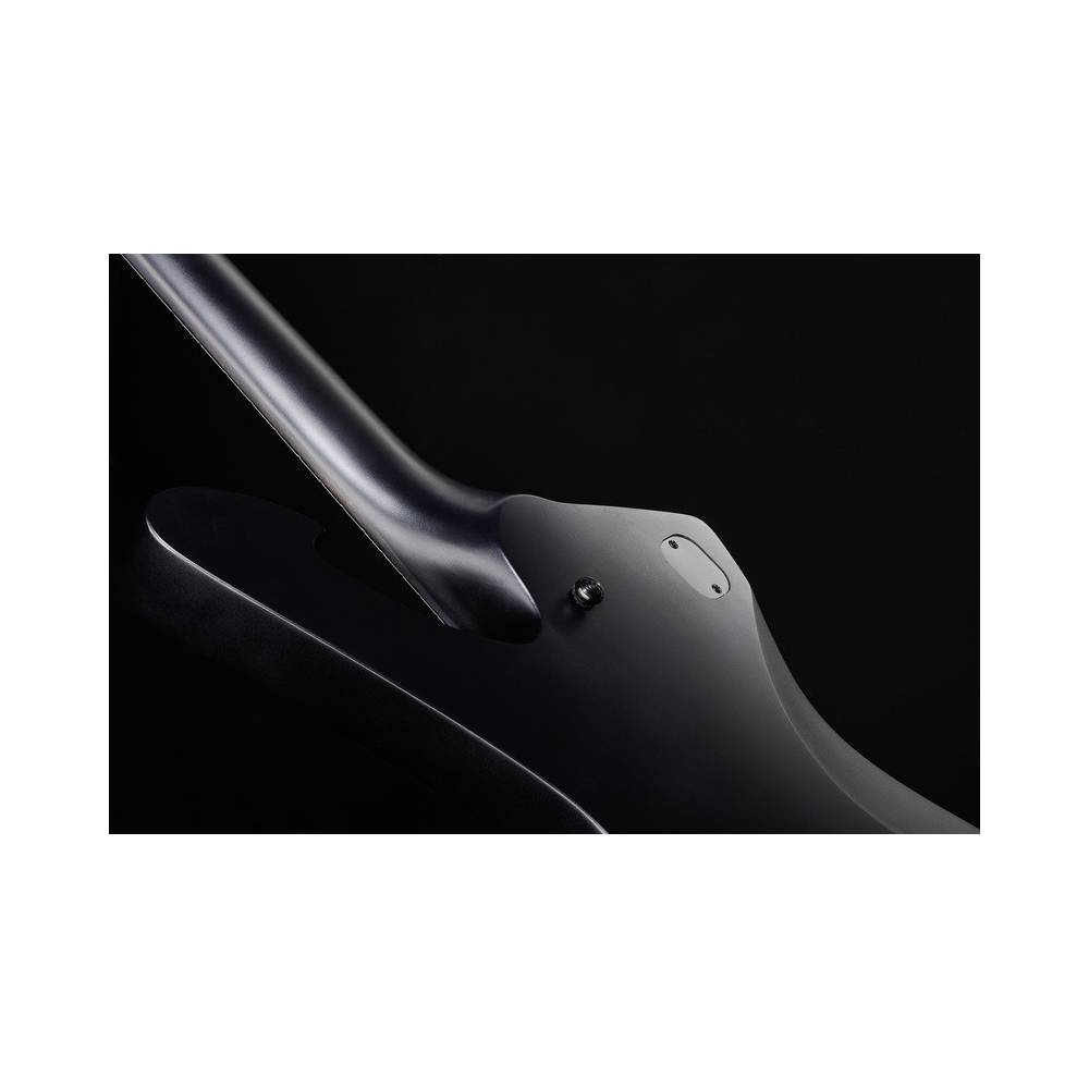 Ibanez Iron Label Iceman ICTB721-BKF Black Flat 7-snarige elektrische gitaar met gigbag