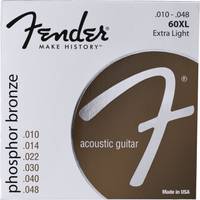 Fender 60XL Phospor Bronze snarenset western extra light