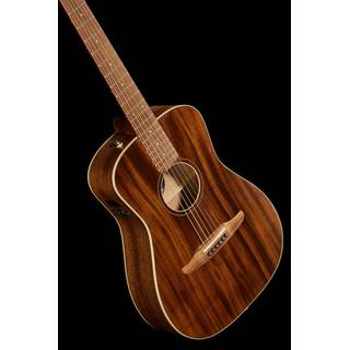 Fender Malibu Special Mahogany Natural Satin elektrisch-akoestische westerngitaar met gigbag