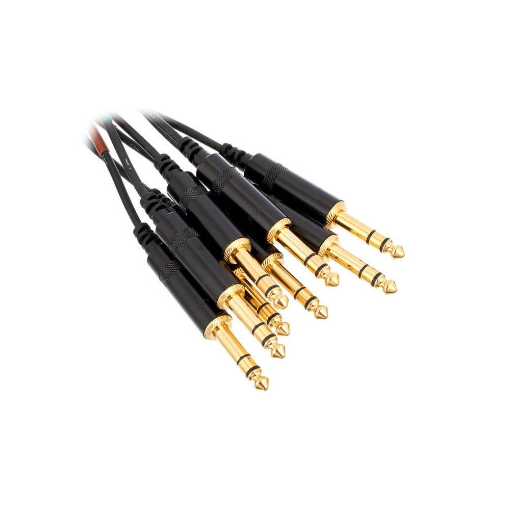Cordial CML8-0VV3C Intro multikabel 8x 6.3mm TRS jack - 8x 6.3mm TRS jack 3m
