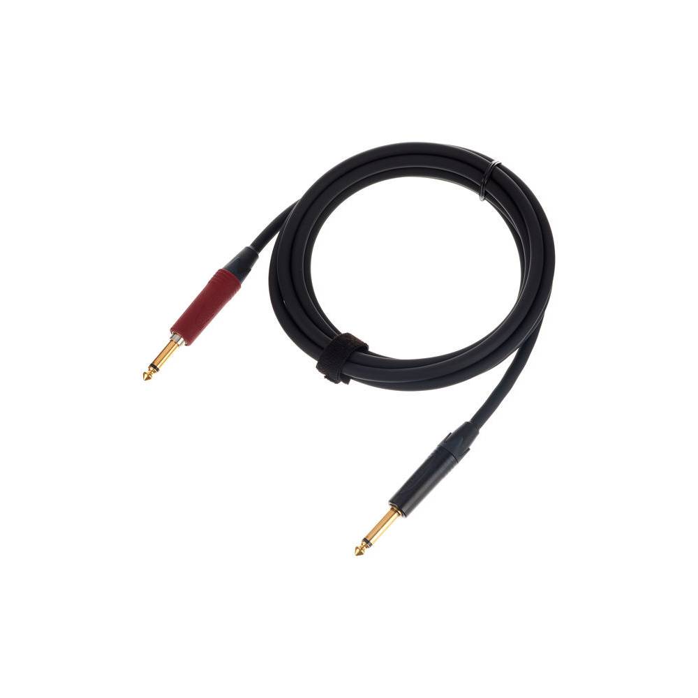 Cordial CSI3PP-SILENT ENCORE 6.3 TS jack silent - 6.3 TS jack recht instrumentkabel 3m