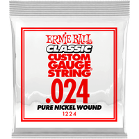 Ernie Ball 1224 .024 Classic Pure Nickel Wound losse snaar voor elektrische gitaar