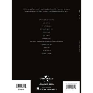 Hal Leonard Adele 30 voor piano, zang en gitaar