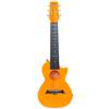 Korala PUG-40E-OR polycarbonaat guitarlele met pickup oranje