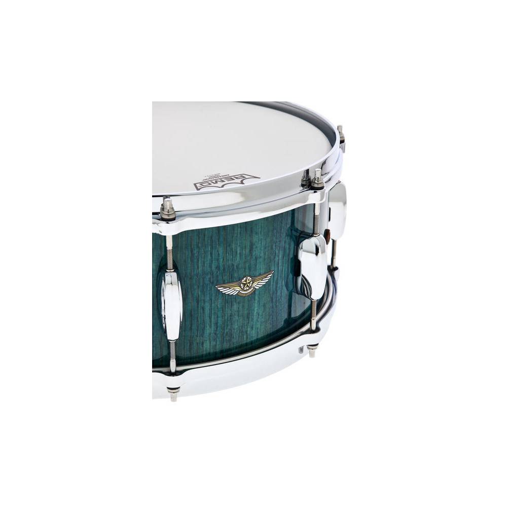 Tama TWS1465-LIC Star Walnut snare Light Indigo Japanese Chestnut 14 x 6.5