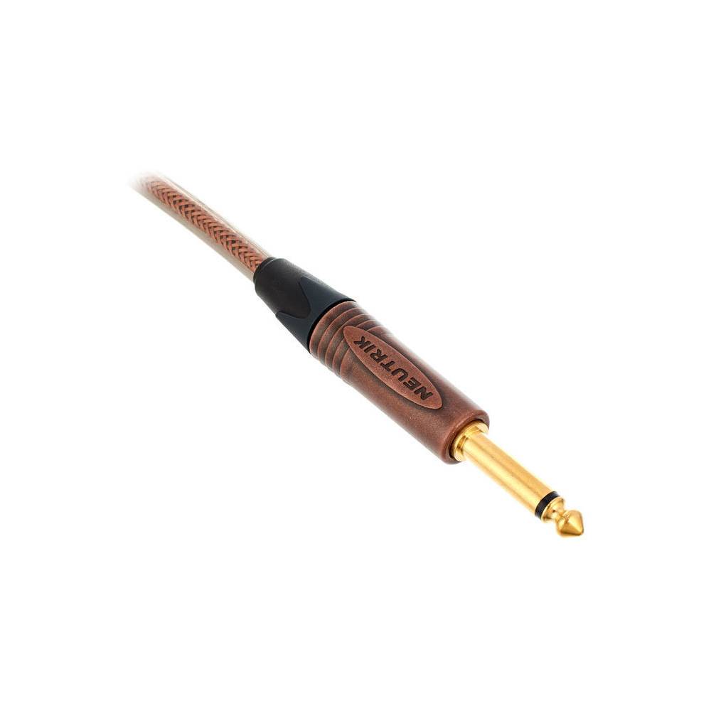 Cordial CSI9PP-METAL ENCORE 6.3 TS jack - 6.3 TS jack recht instrumentkabel 9m